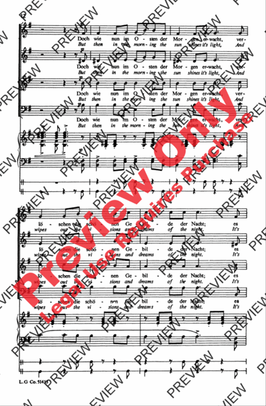 Zigeunerleben Choir scores gallery preview page 12