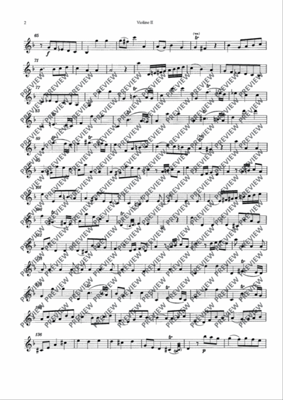 Symphony D minor Chamber Orchestra scores gallery preview page 8