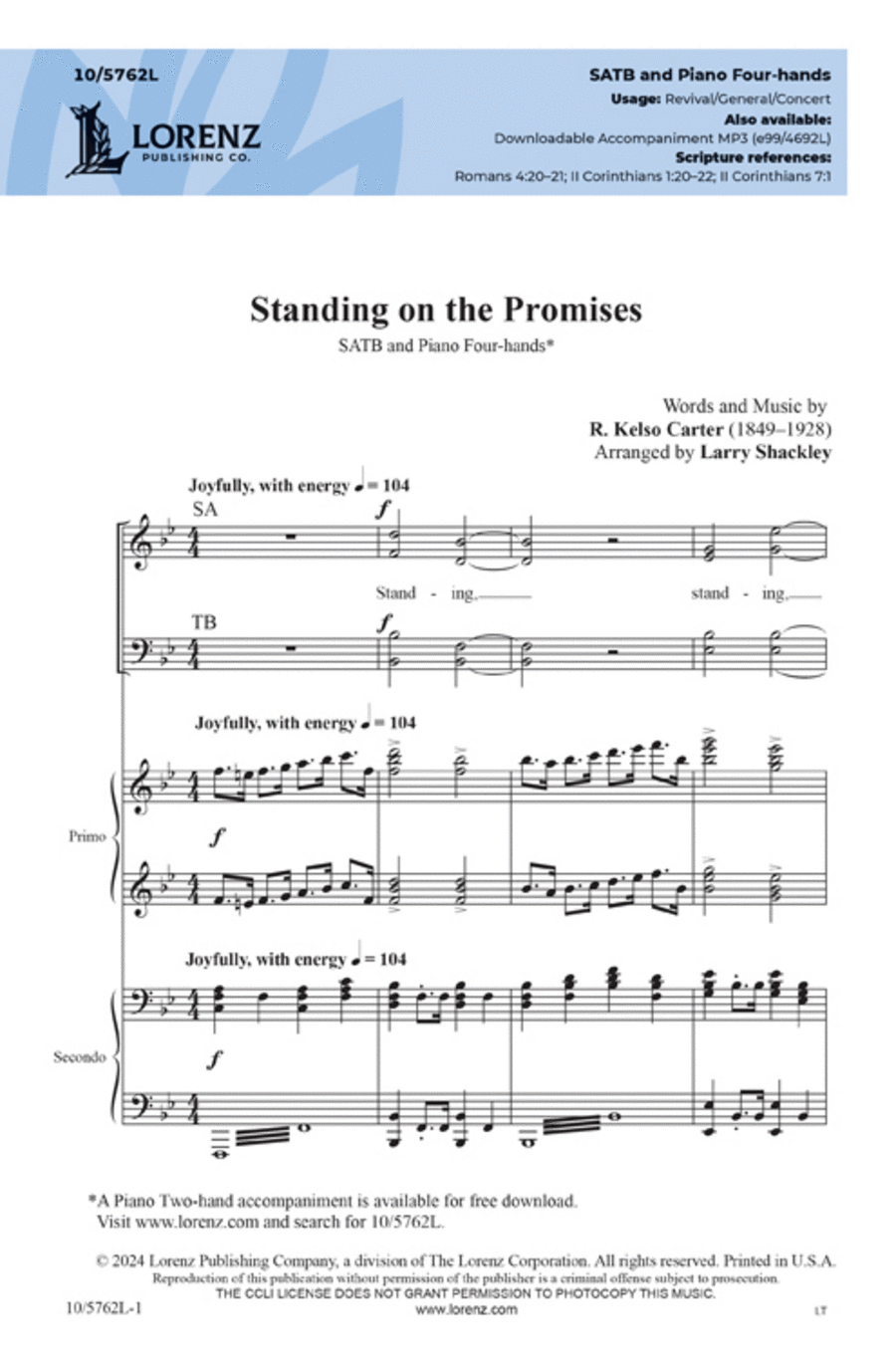 Standing on the Promises
