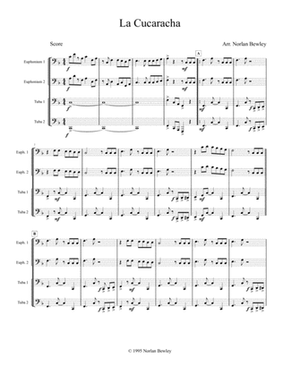 La Cucaracha - Tuba/Euphonium Quartet