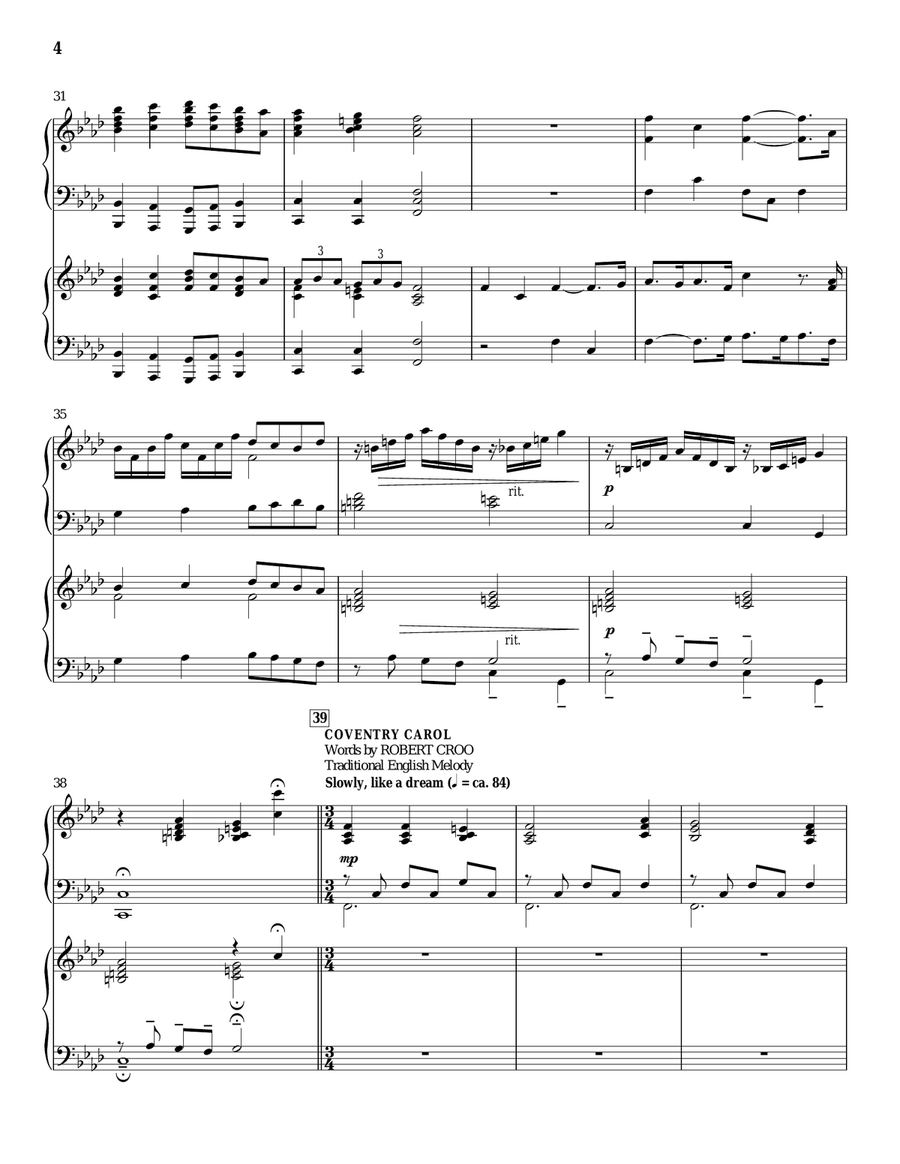 March Of The Three Kings March Of The Three Kings Piano Duet scores gallery preview page 4