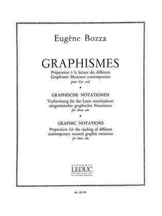 Book cover for Graphismes (horn Solo)