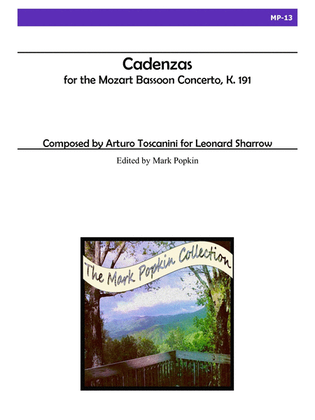 Book cover for Bassoon Concerto, K. 191 - Cadenzas