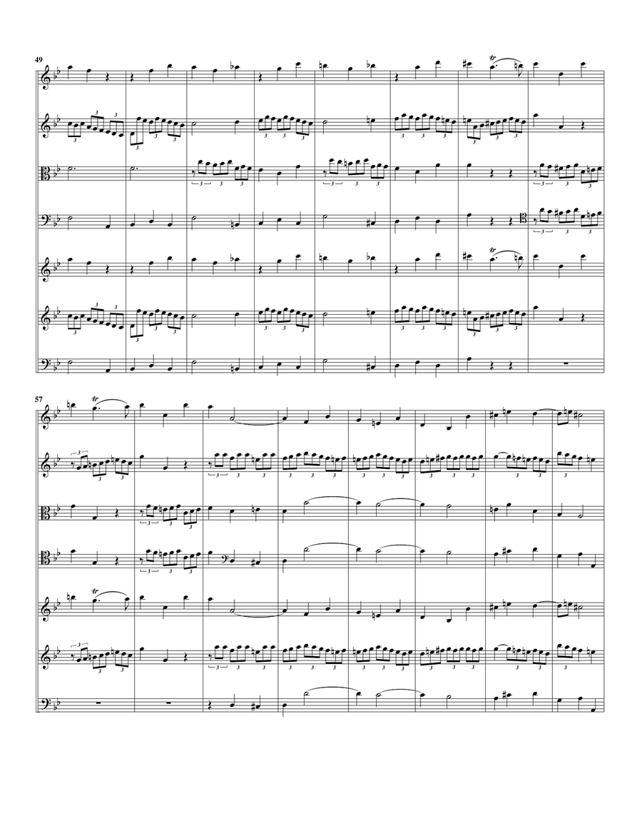 Concerto grosso Op.3, no.2 in G minor String Orchestra scores gallery preview page 5