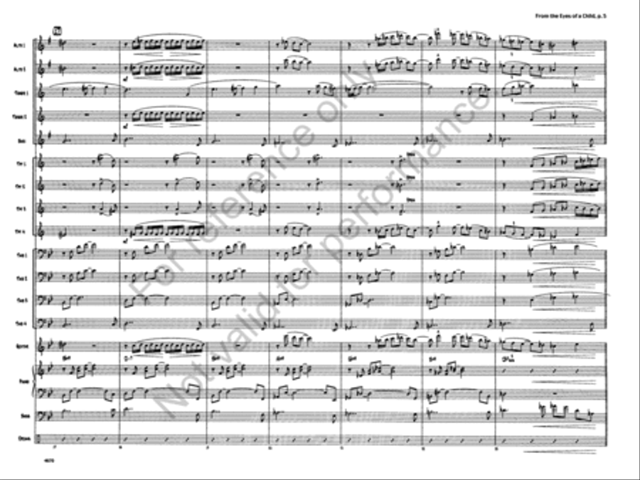 From the Eyes of a Child From the Eyes of a Child Jazz Ensemble scores gallery preview page 4