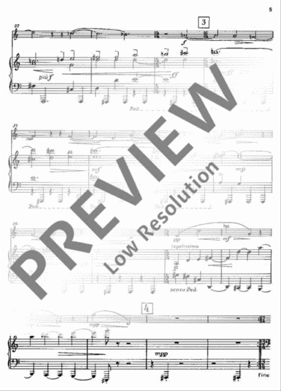 Three Pieces Three Pieces A Clarinet scores gallery preview page 6