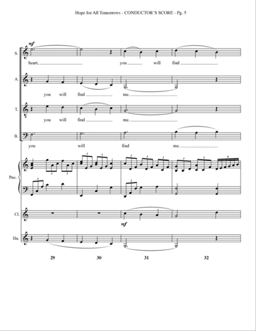 Hope for all Tomorrows Choir scores gallery preview page 7