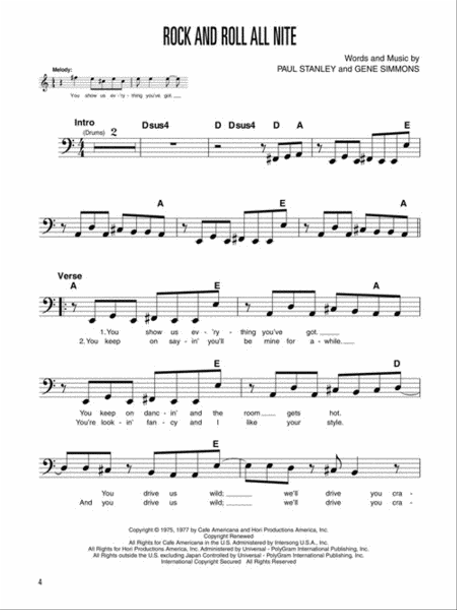 More Easy Pop Bass Lines More Easy Pop Bass Lines Bass Guitar scores gallery preview page 3