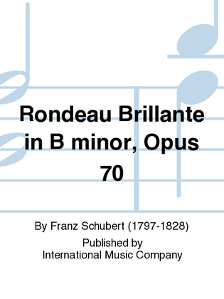 Book cover for Rondeau Brillante In B Minor, Opus 70