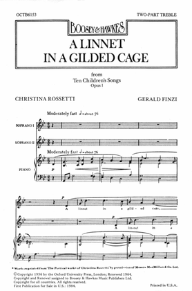 Book cover for A Linnet in a Gilded Cage