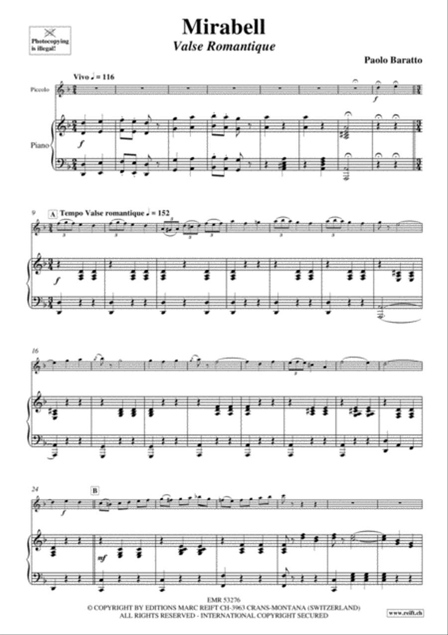 Mirabell Piccolo scores gallery preview page 4