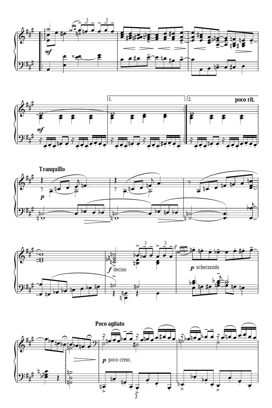 Rhapsody In Blue (Themes) Piano Solo scores gallery preview page 3
