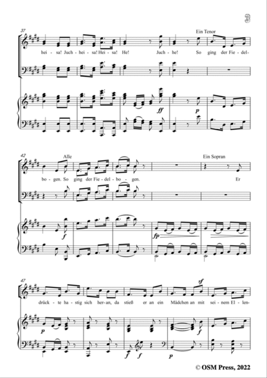 R. Wagner-Bauern unter der Linden,WWV 15 No.2,in E Major