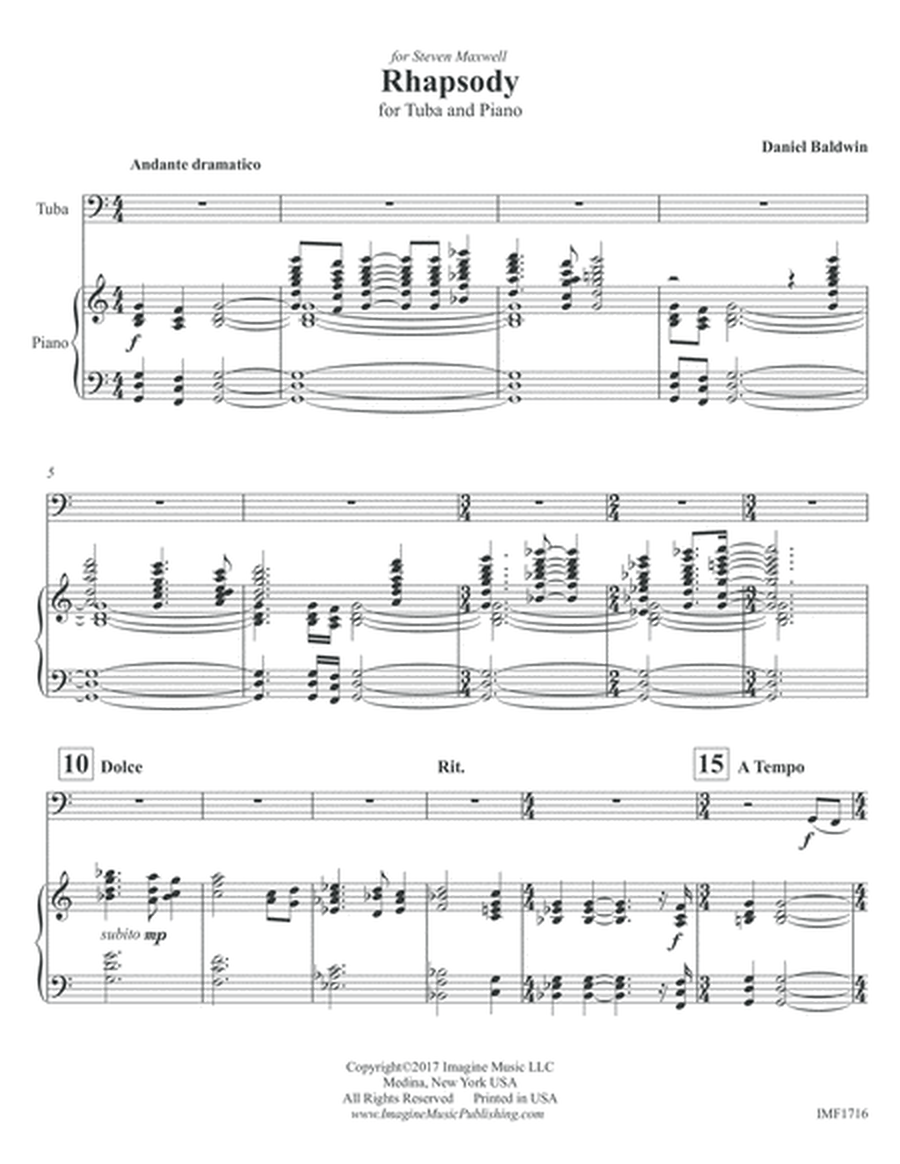 Rhapsody for Tuba and Piano image number null