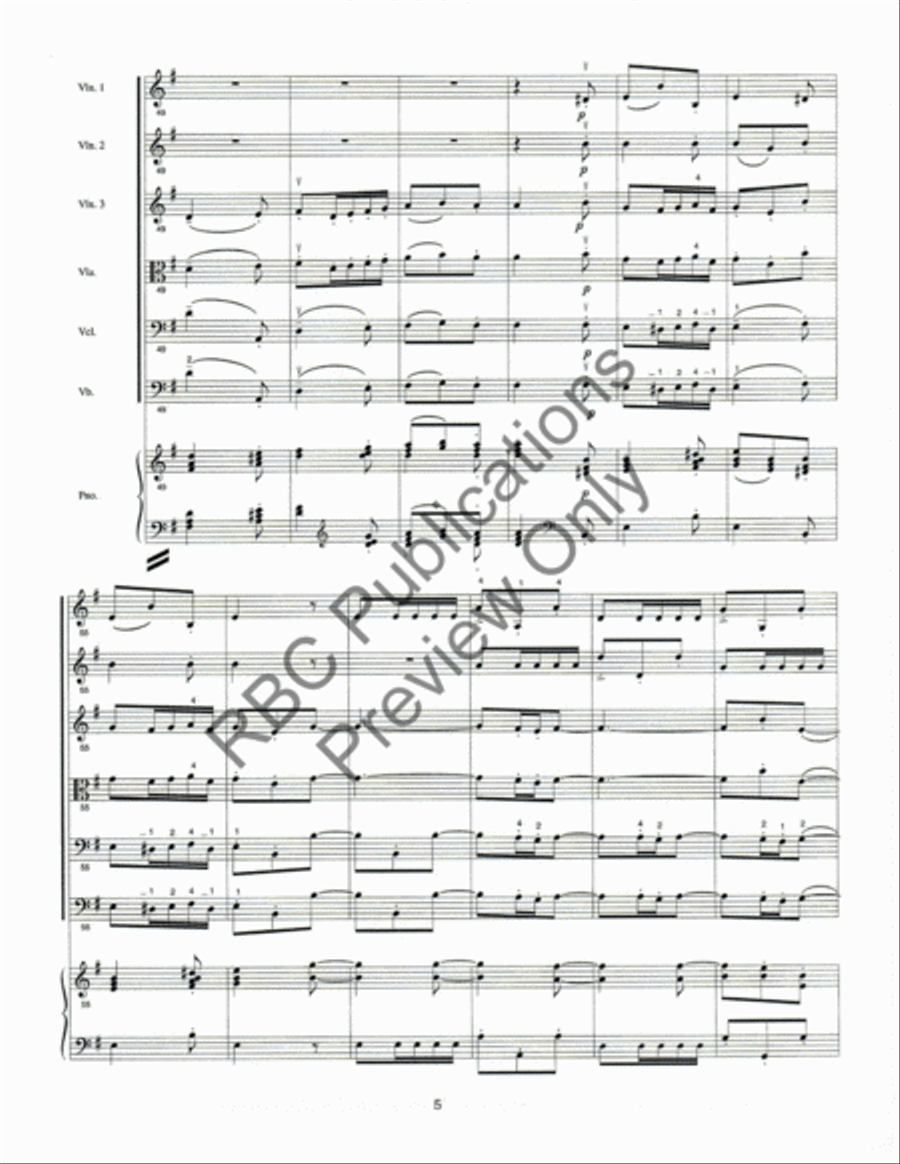 Vivace (Score) String Orchestra scores gallery preview page 9