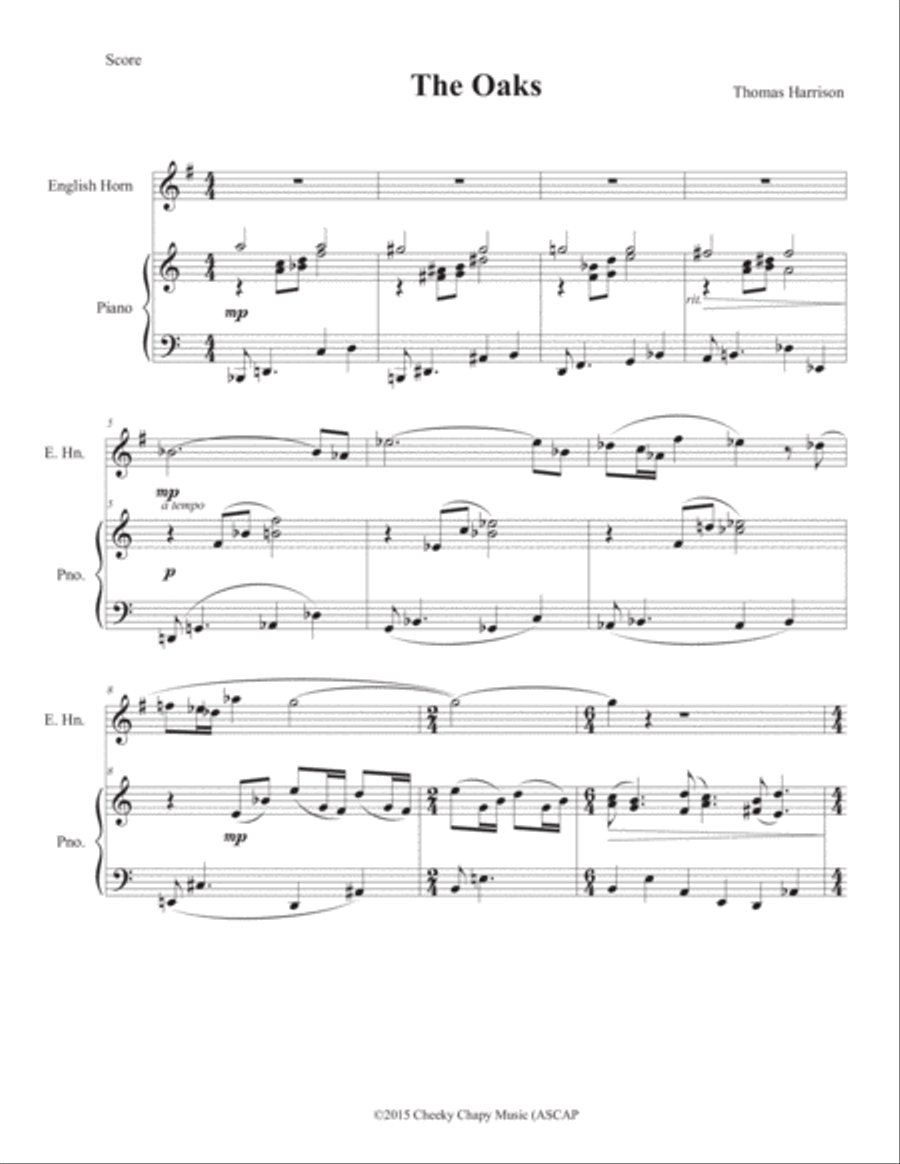 The Oaks English Horn scores gallery preview page 2