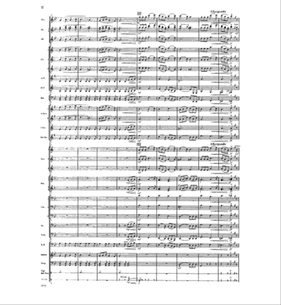 Three Folk Miniatures Concert Band scores gallery preview page 10