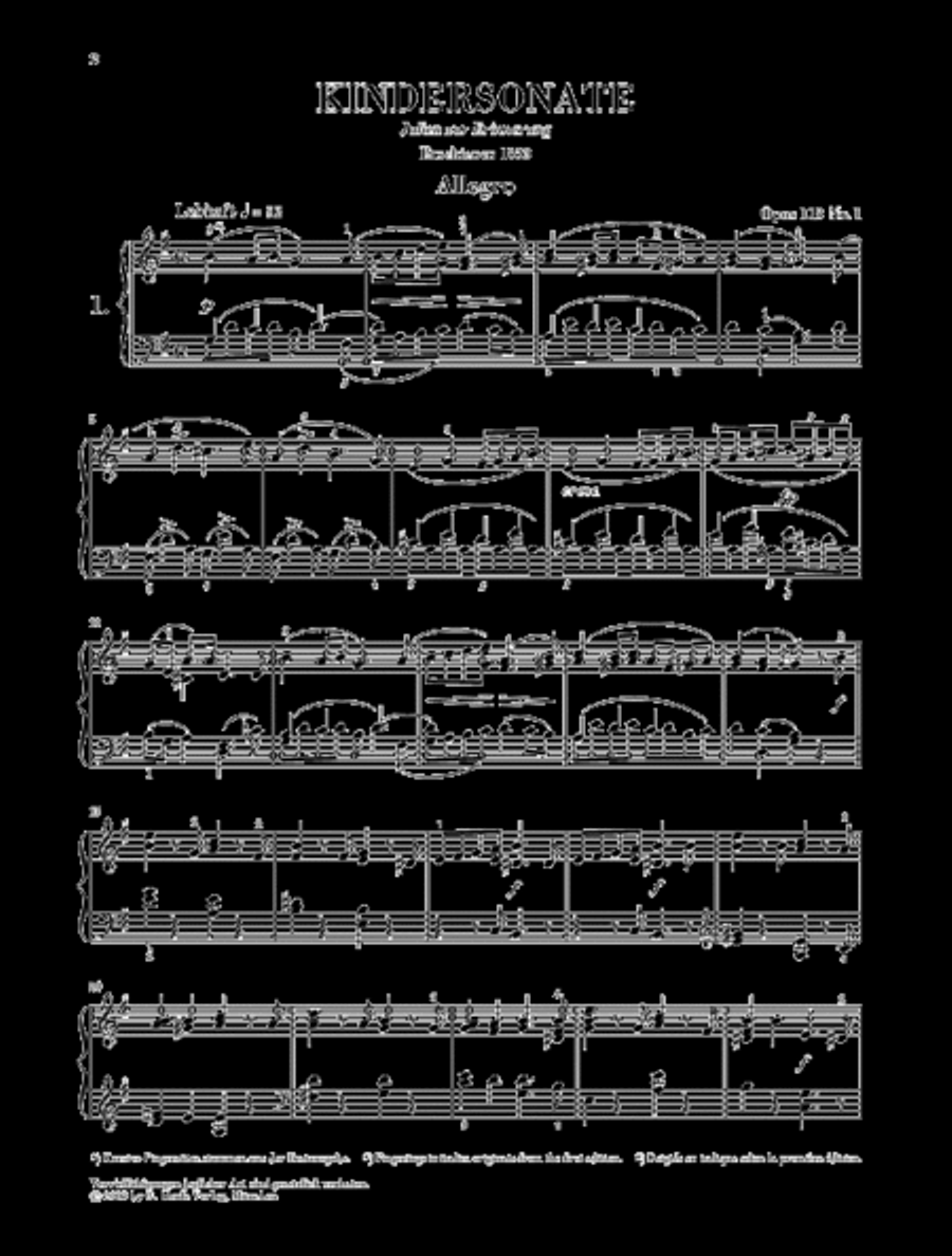 3 Piano Sonatas for the Young, Op. 118