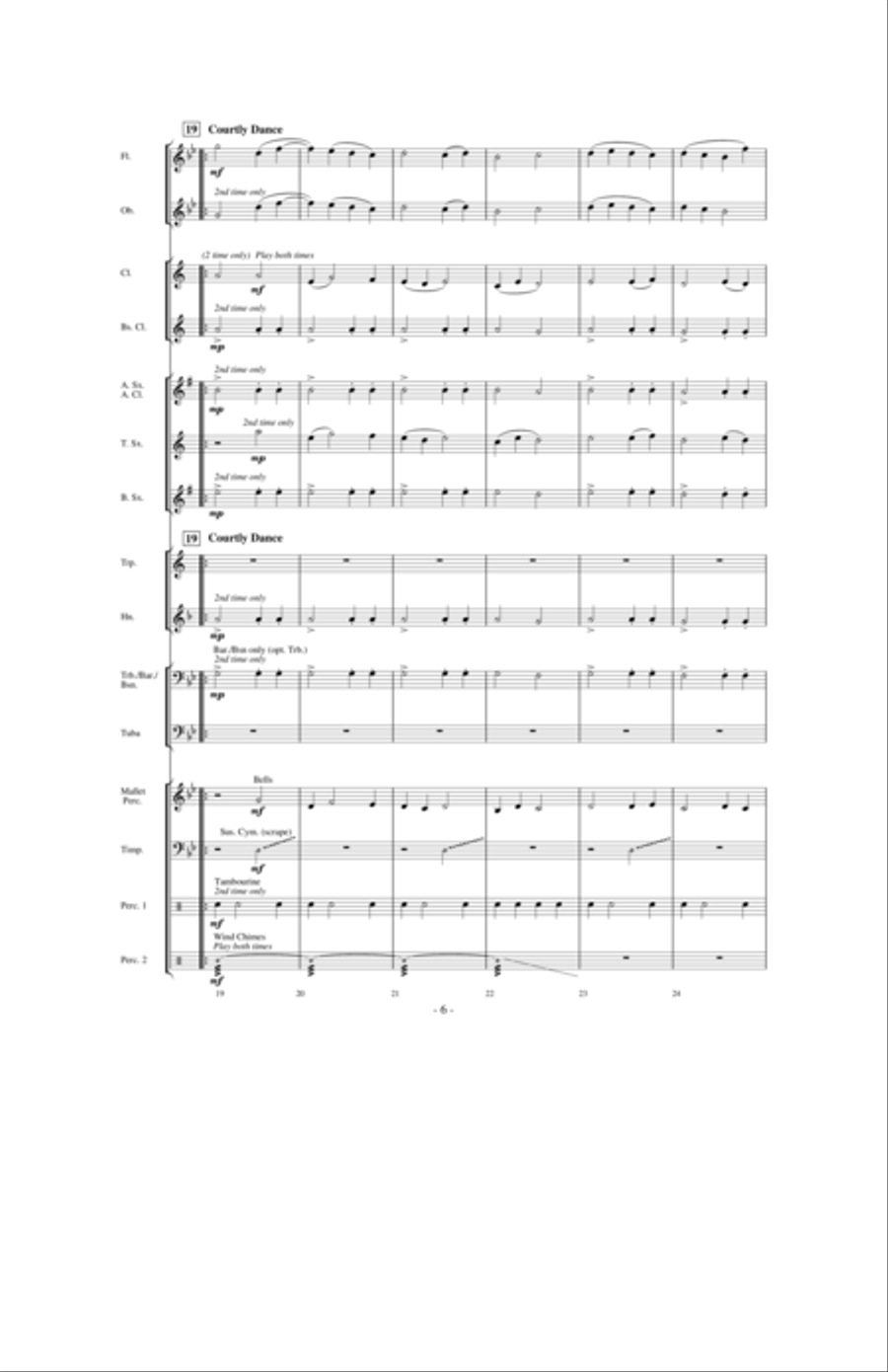 The Sword of Kings The Sword of Kings Concert Band scores gallery preview page 5