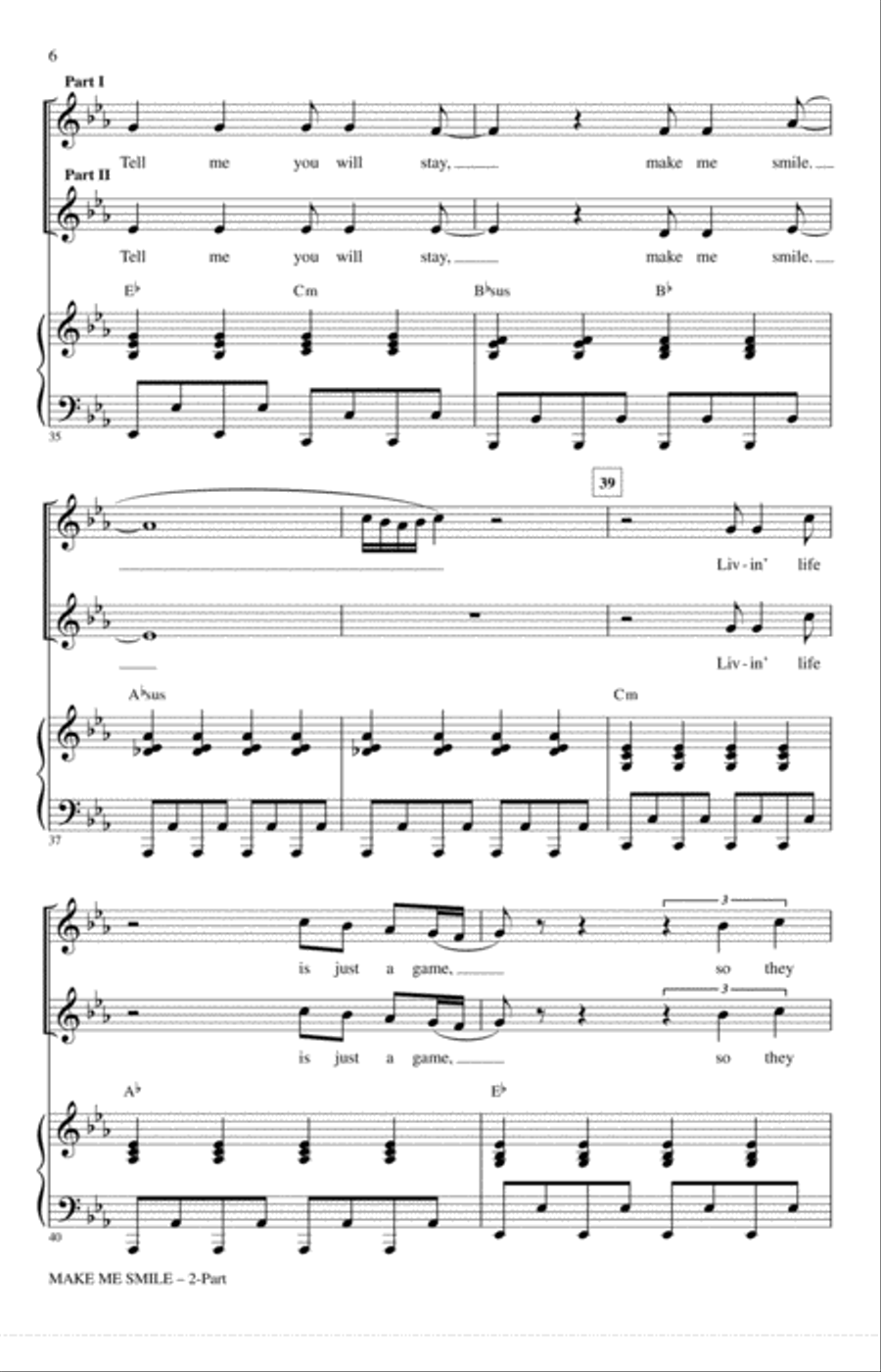 Make Me Smile Make Me Smile 2-Part scores gallery preview page 5