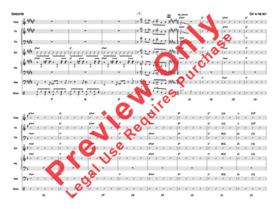 Cot in the Act Jazz Ensemble scores gallery preview page 10