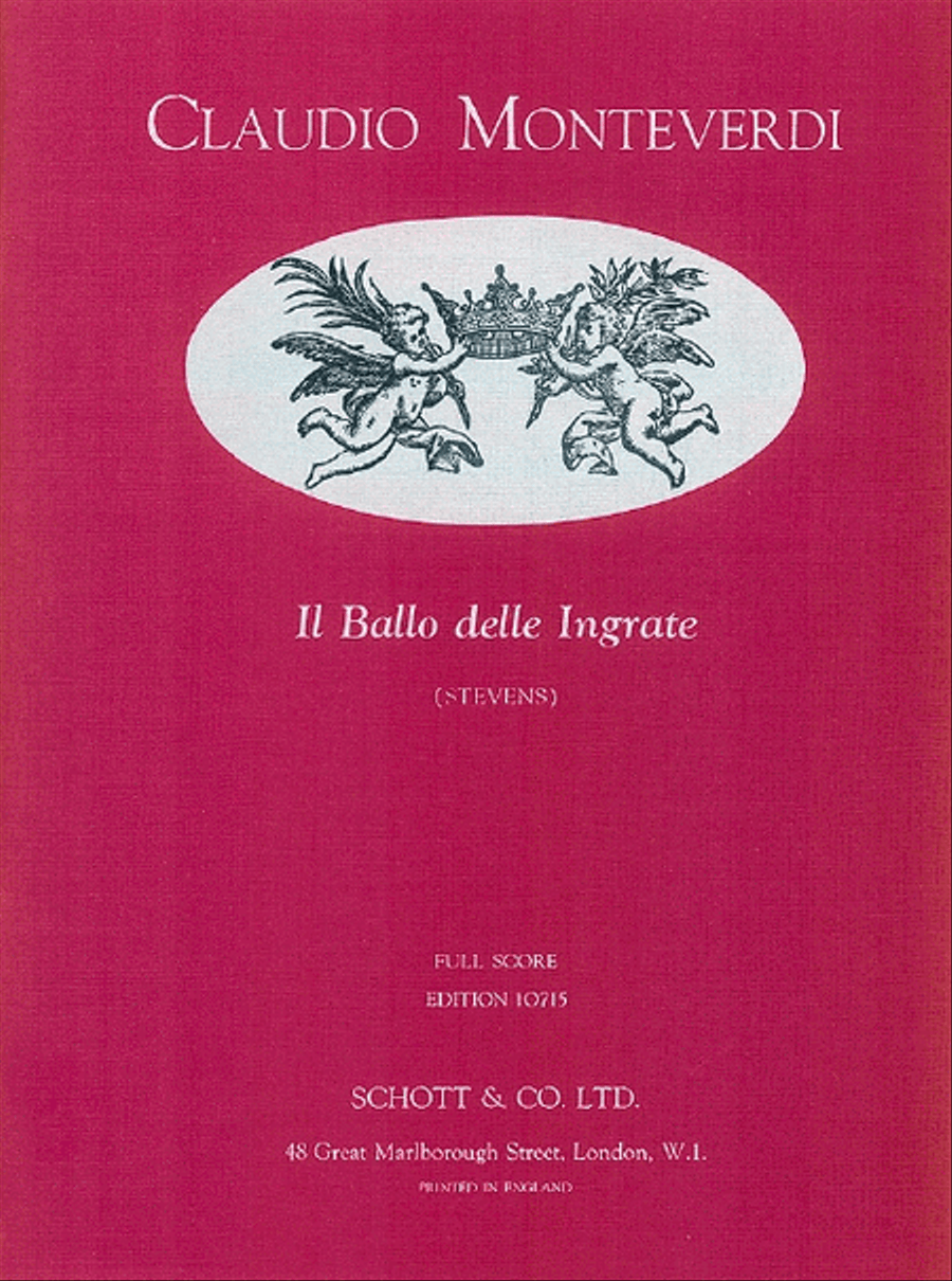 Il Ballo delle Ingrate Il Ballo delle Ingrate Choir scores gallery preview page 1