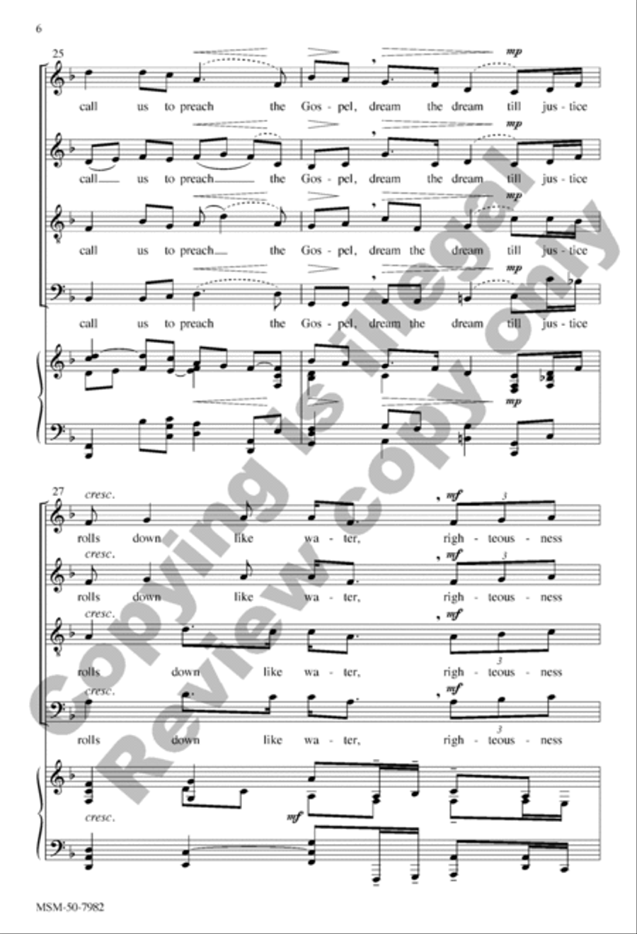 Speak, Lord 4-Part scores gallery preview page 6
