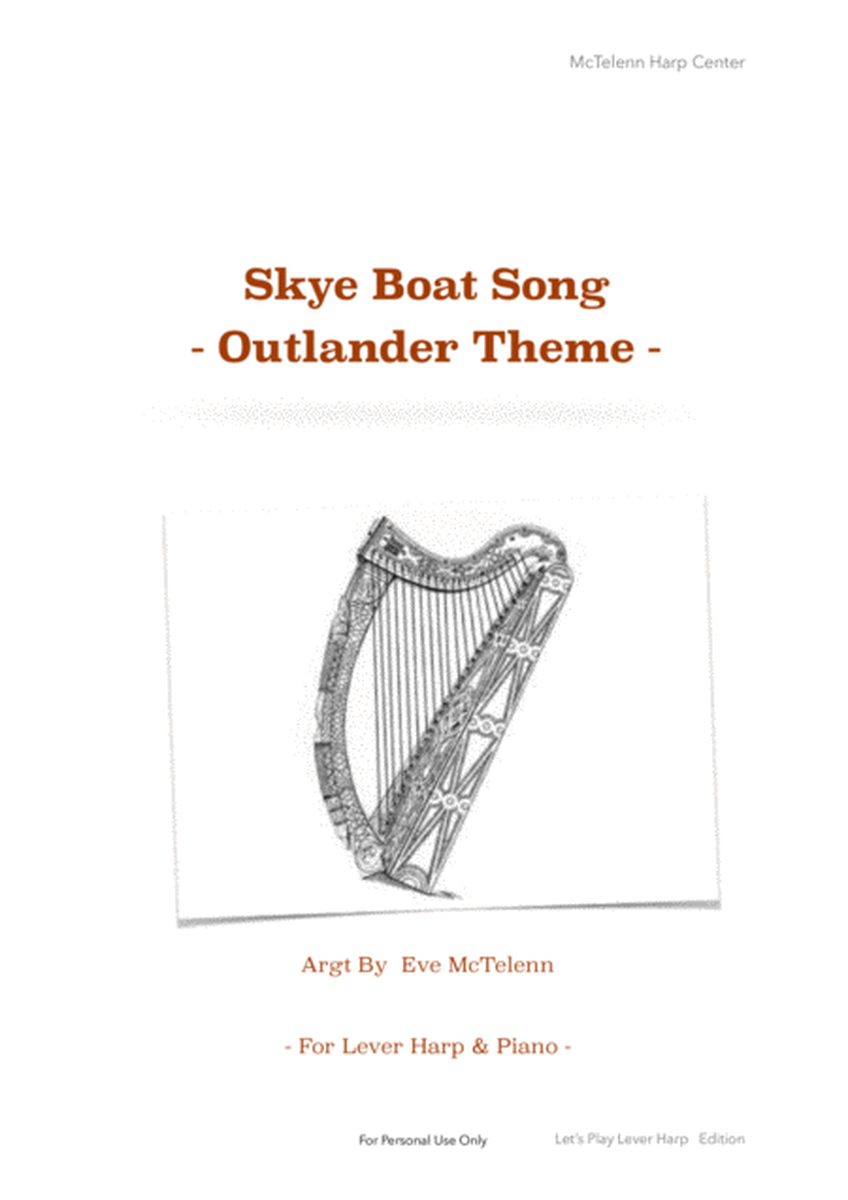 Skye Boat Song / Outlander Theme - intermediate & 34 String Harp | McTelenn Harp Center image number null