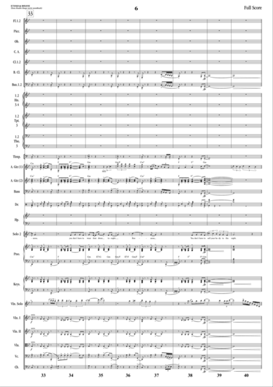 El Tango De Roxanne Full Orchestra scores gallery preview page 5