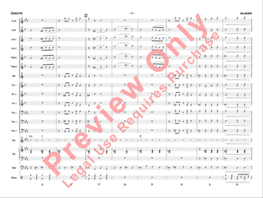 Malagueña Jazz Ensemble scores gallery preview page 7