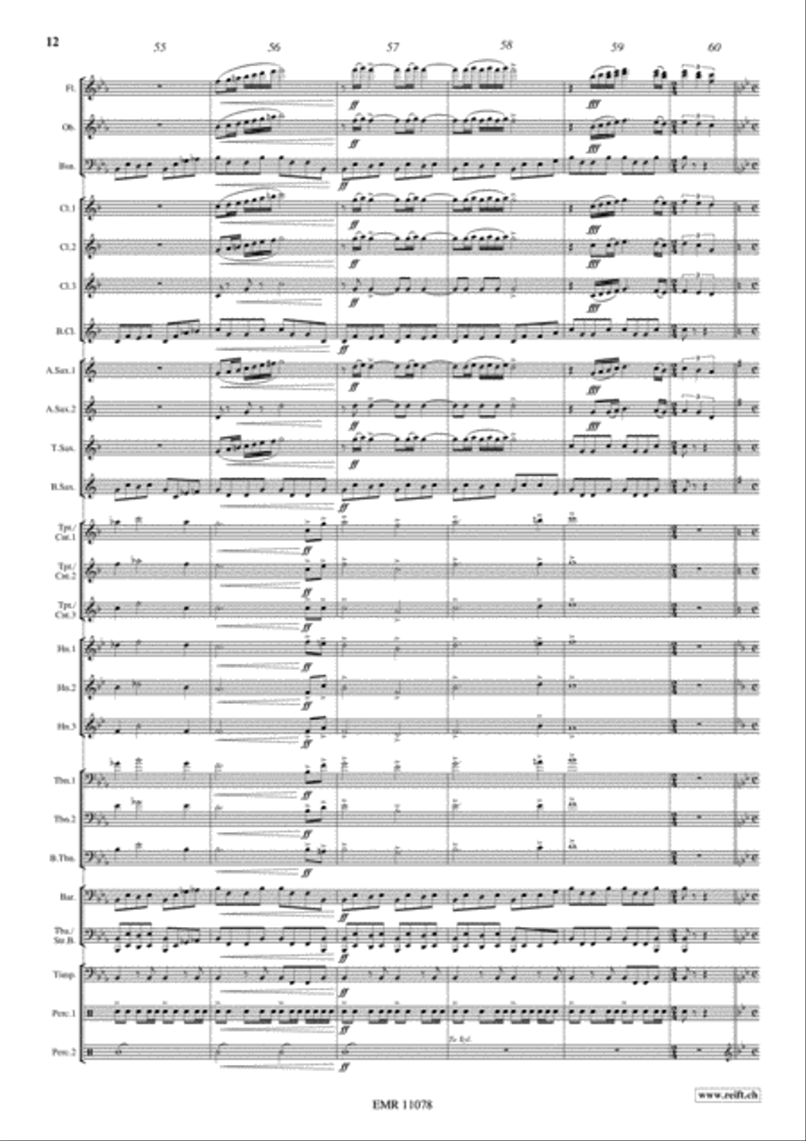 Prelude For An Eternal Friendship Concert Band scores gallery preview page 13