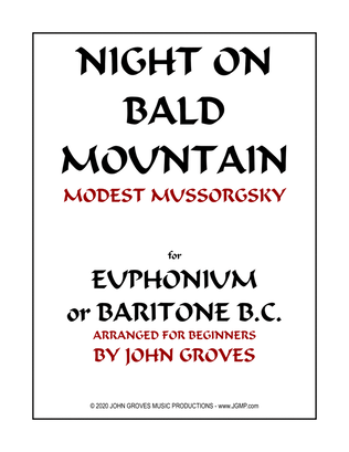 Night On Bald Mountain - Euphonium / Baritone B.C. (Beginner)