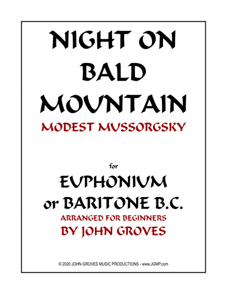 Night On Bald Mountain - Euphonium / Baritone B.C. (Beginner) image number null
