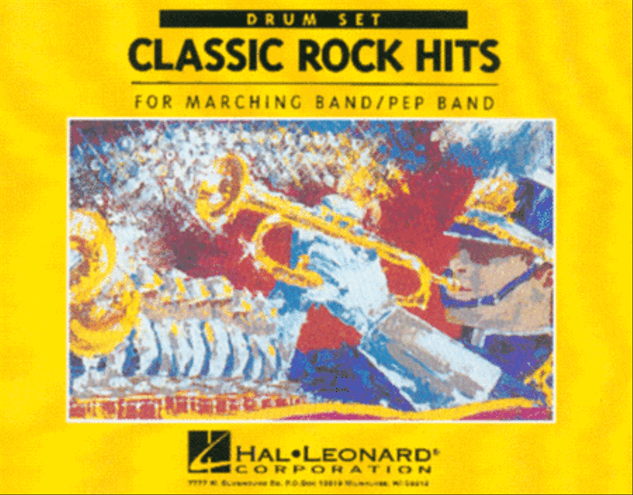 Classic Rock Hits Drum Set (For Marching/Pep Band) Pep Band scores gallery preview page 1