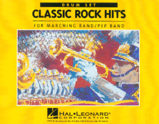 Book cover for Classic Rock Hits Drum Set (For Marching/Pep Band)