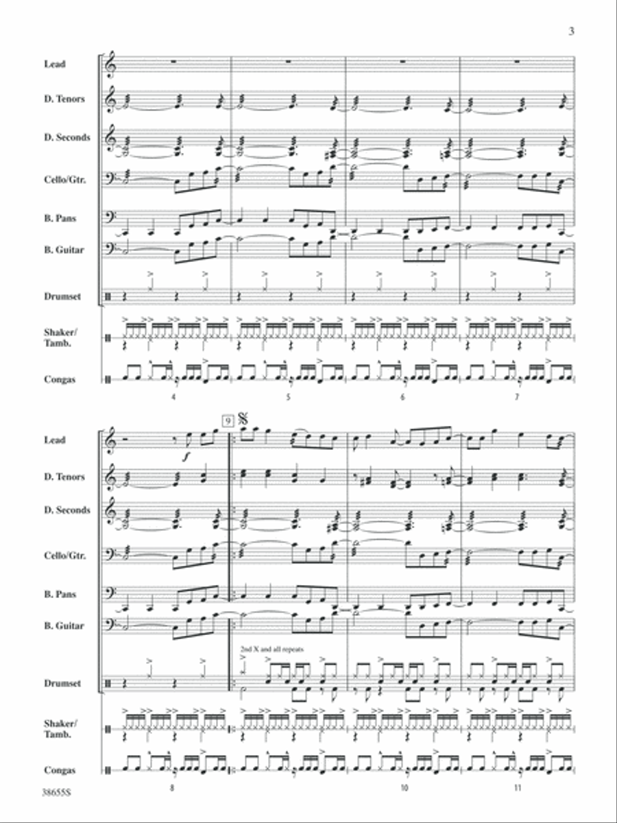 Forget You Forget You Steel Drum Band scores gallery preview page 4