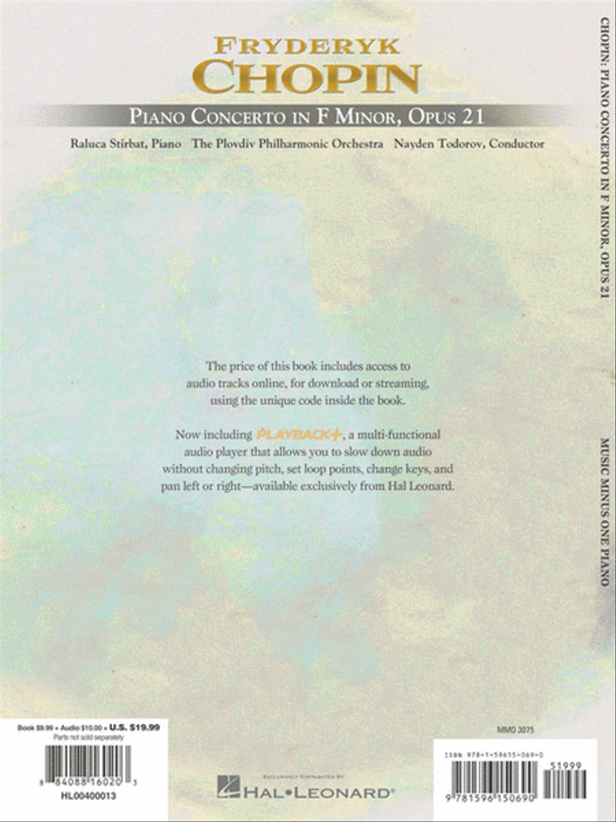 Chopin – Concerto in F Minor, Op. 21 Piano Solo scores gallery preview page 6