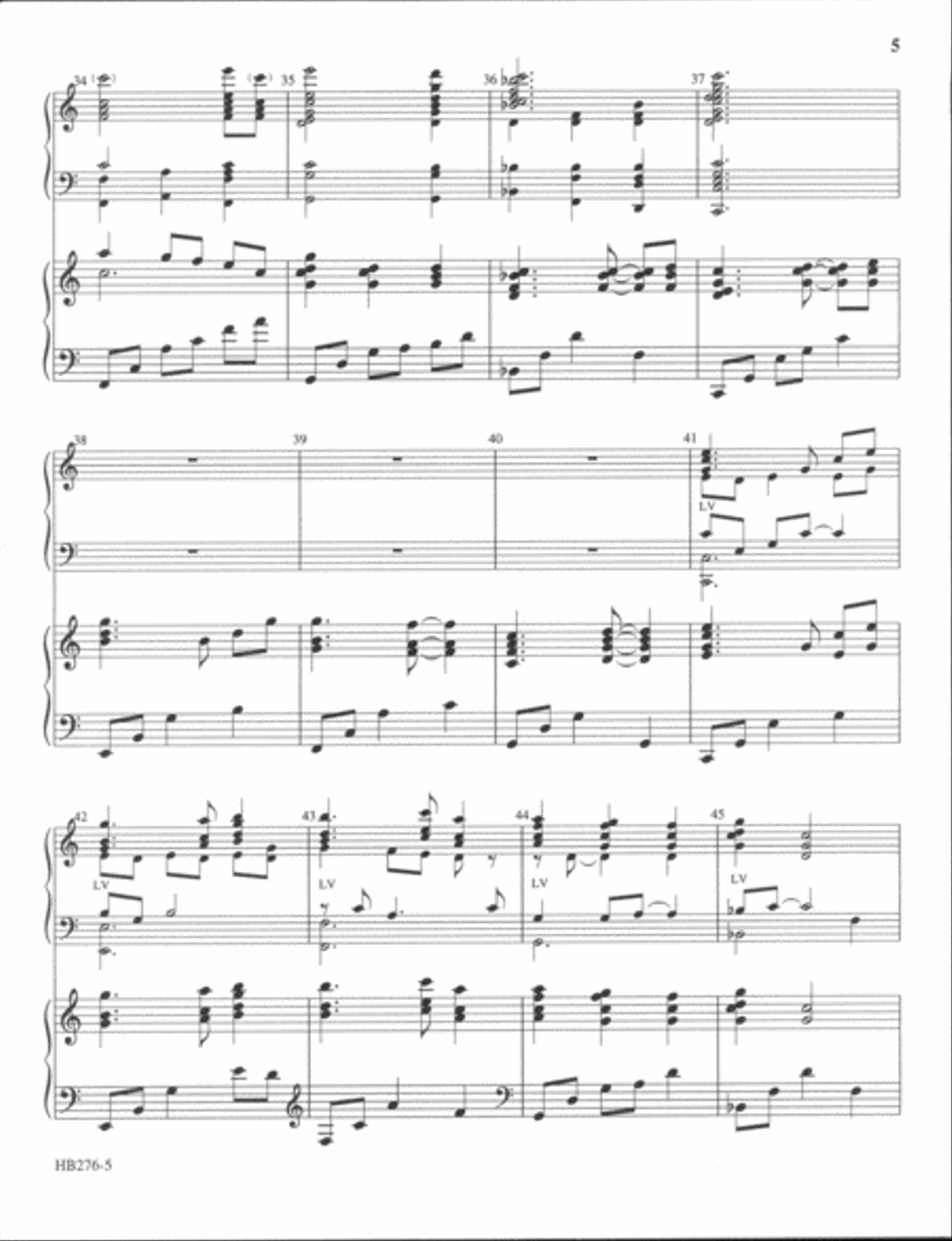 Amazing Grace - full score Handbell Choir scores gallery preview page 4