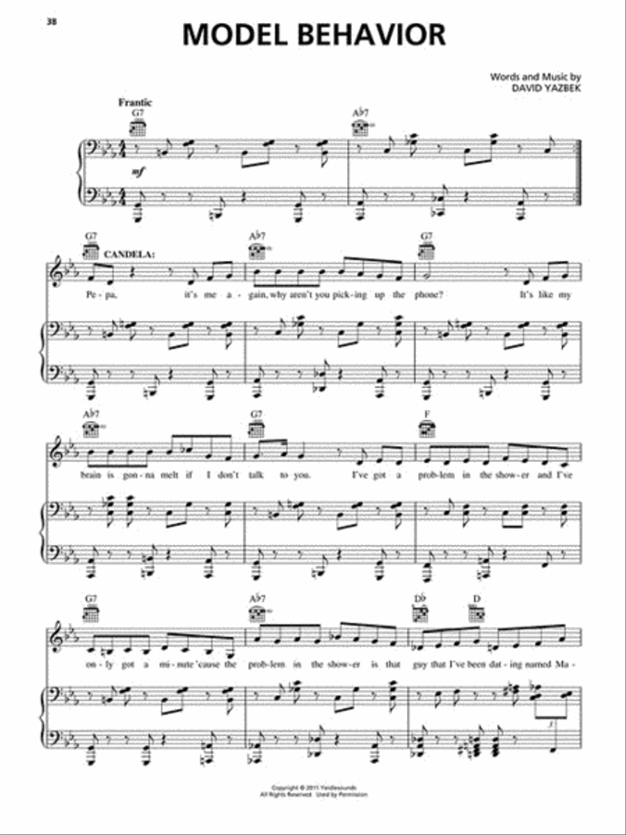 <br>Sheet music extract