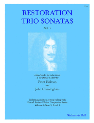Restoration Trio Sonatas. Set 3