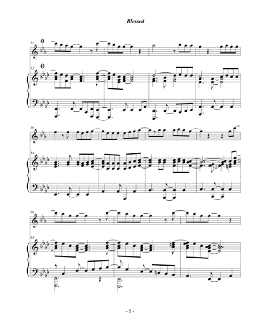 Blessed English Horn scores gallery preview page 5