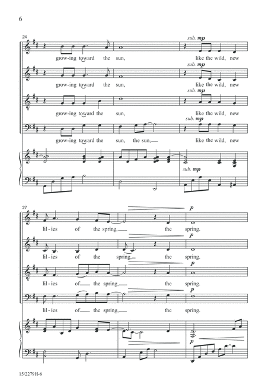 Come in from the Firefly Darkness 4-Part scores gallery preview page 6