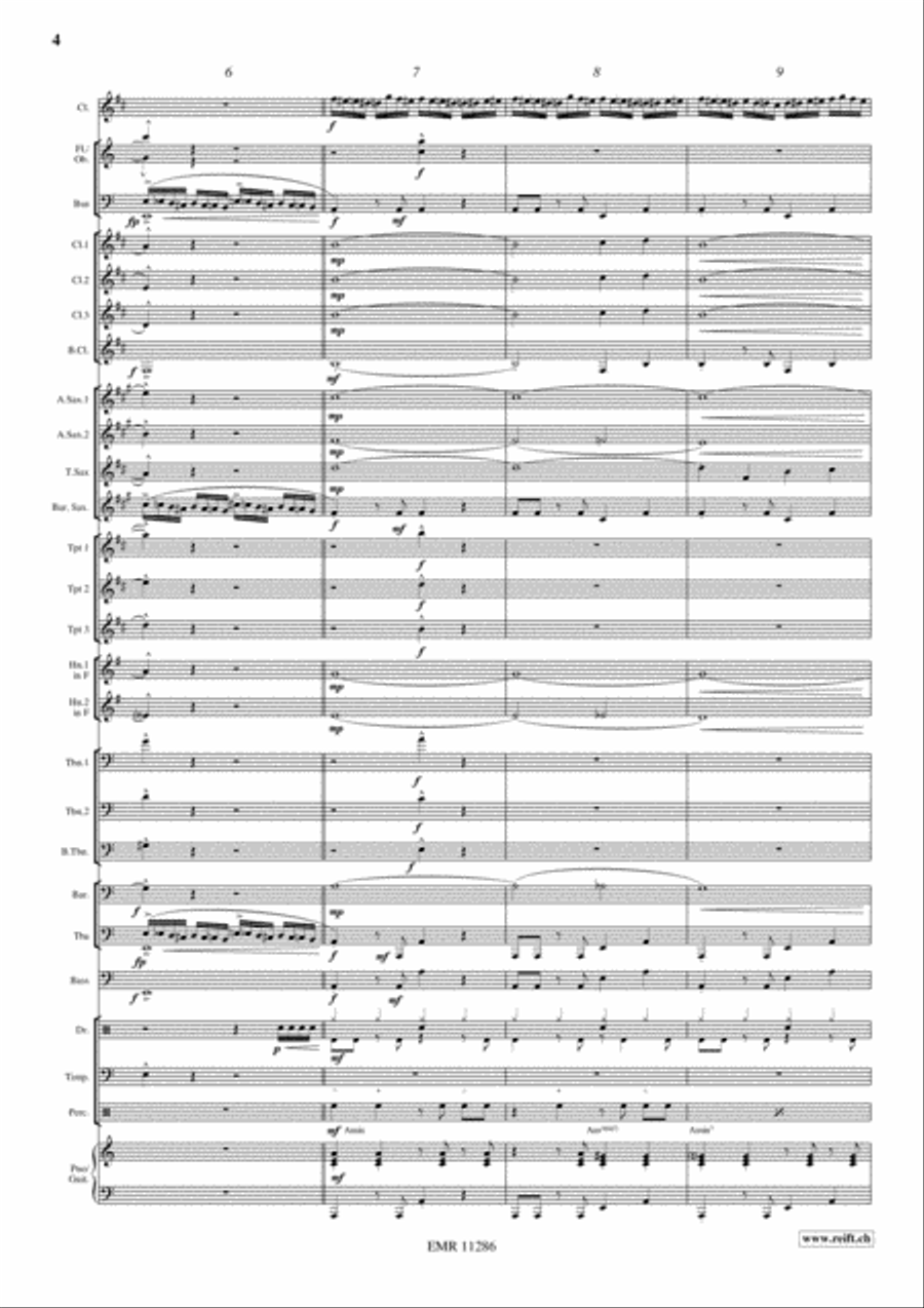 Swingair Bumble Bee Swingair Bumble Bee Concert Band scores gallery preview page 5