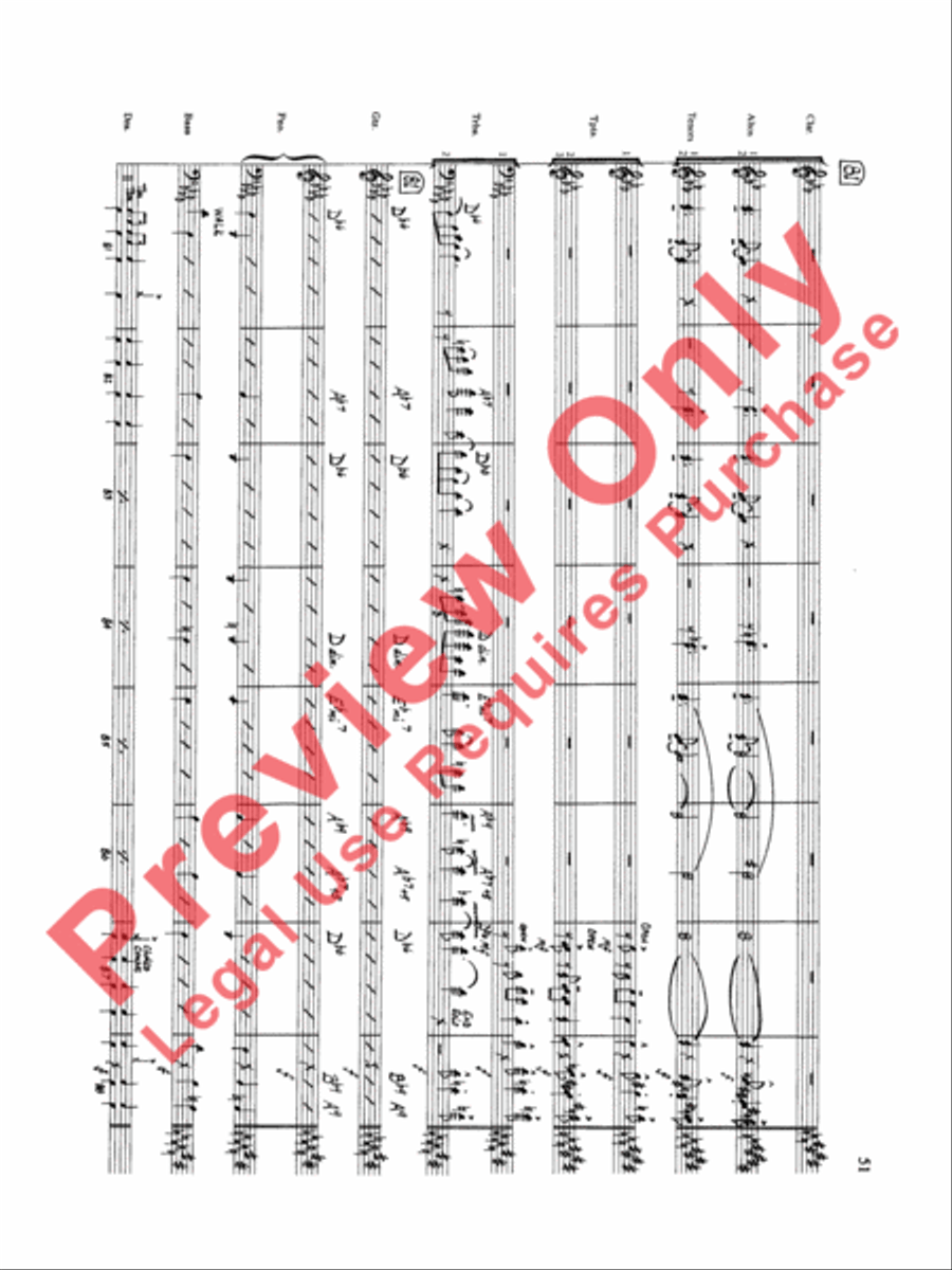 Original Big Band Sounds Big Band scores gallery preview page 52