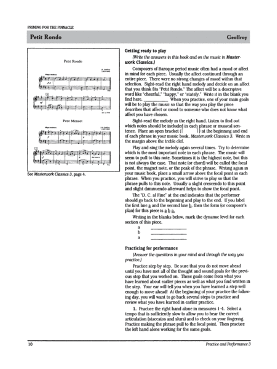 Masterwork Practice & Performance Piano Solo scores gallery preview page 18