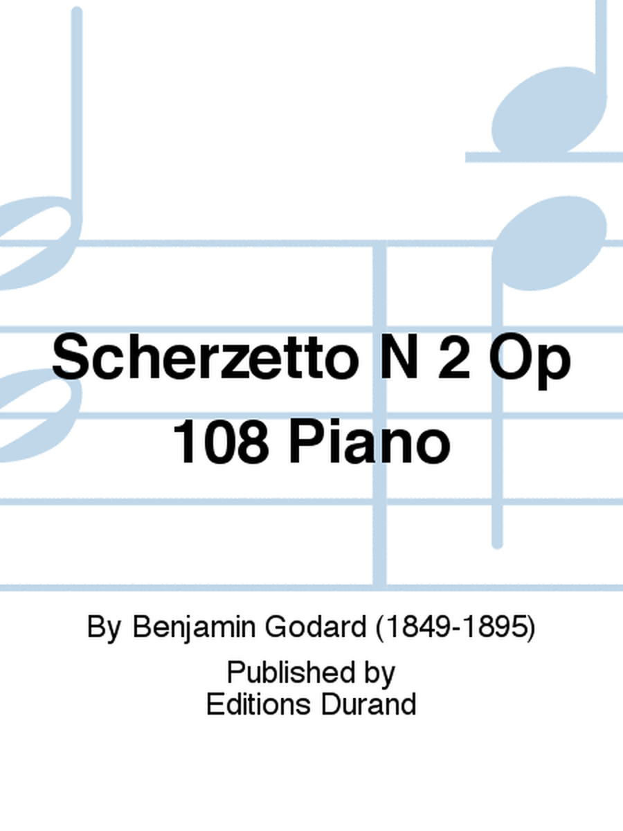 Scherzetto N 2 Op 108 Piano