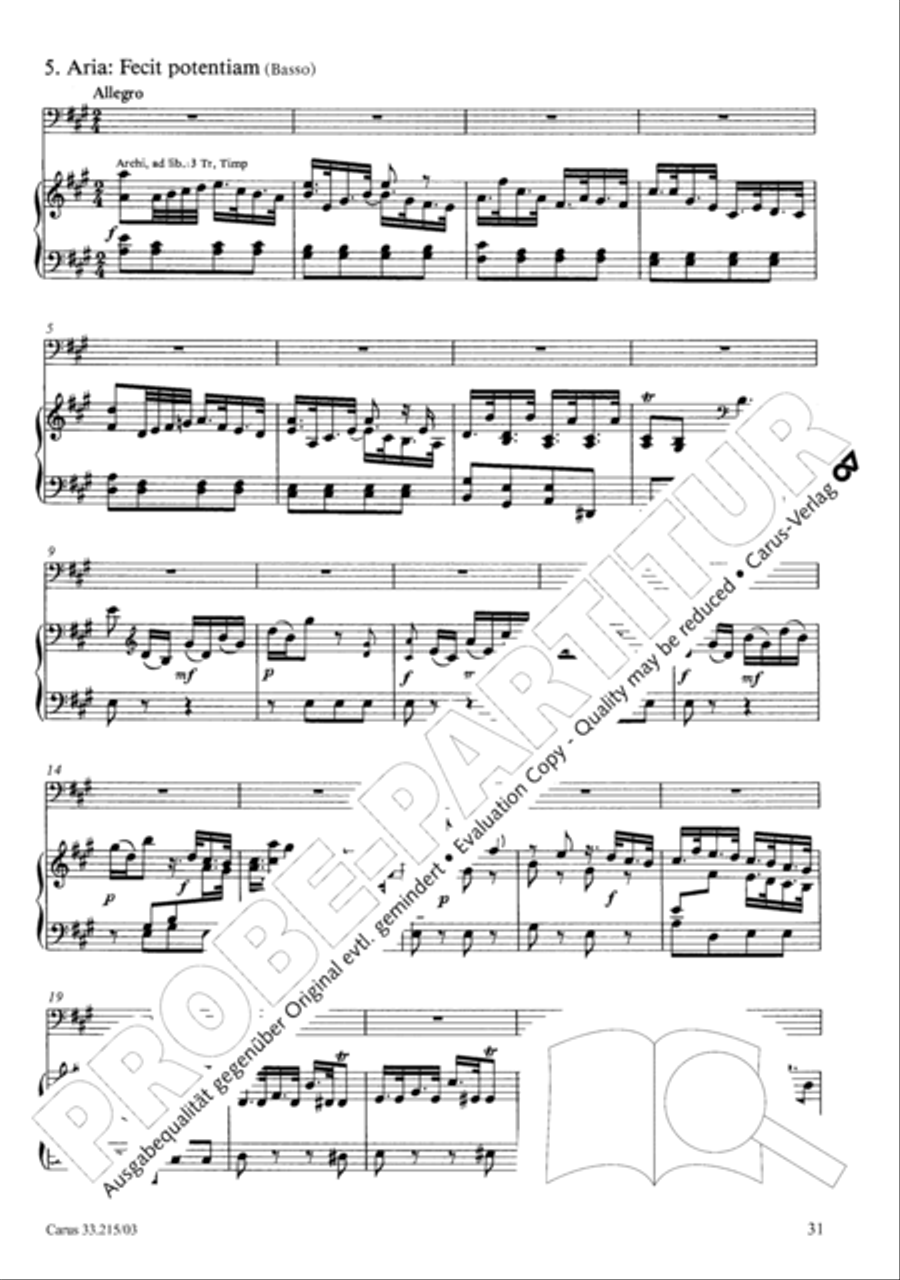 Magnificat Magnificat 4-Part scores gallery preview page 32
