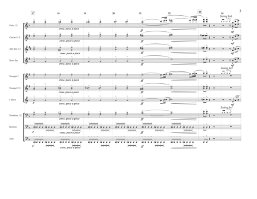 I Can See for Miles/Happy Together - Wind Score Marching Band scores gallery preview page 3