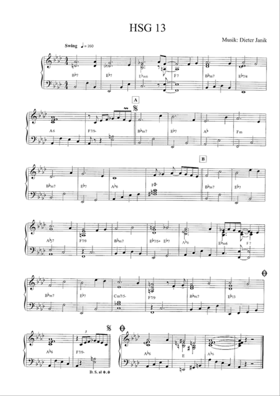 HSG 13 HSG 13 Piano Solo scores gallery preview page 3