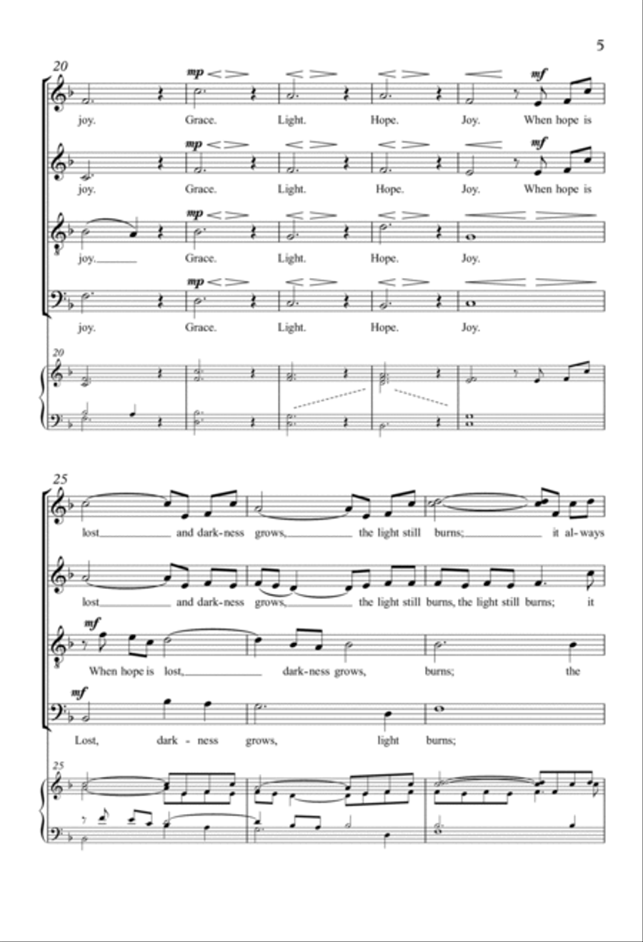 Light Prevails Light Prevails 4-Part scores gallery preview page 4